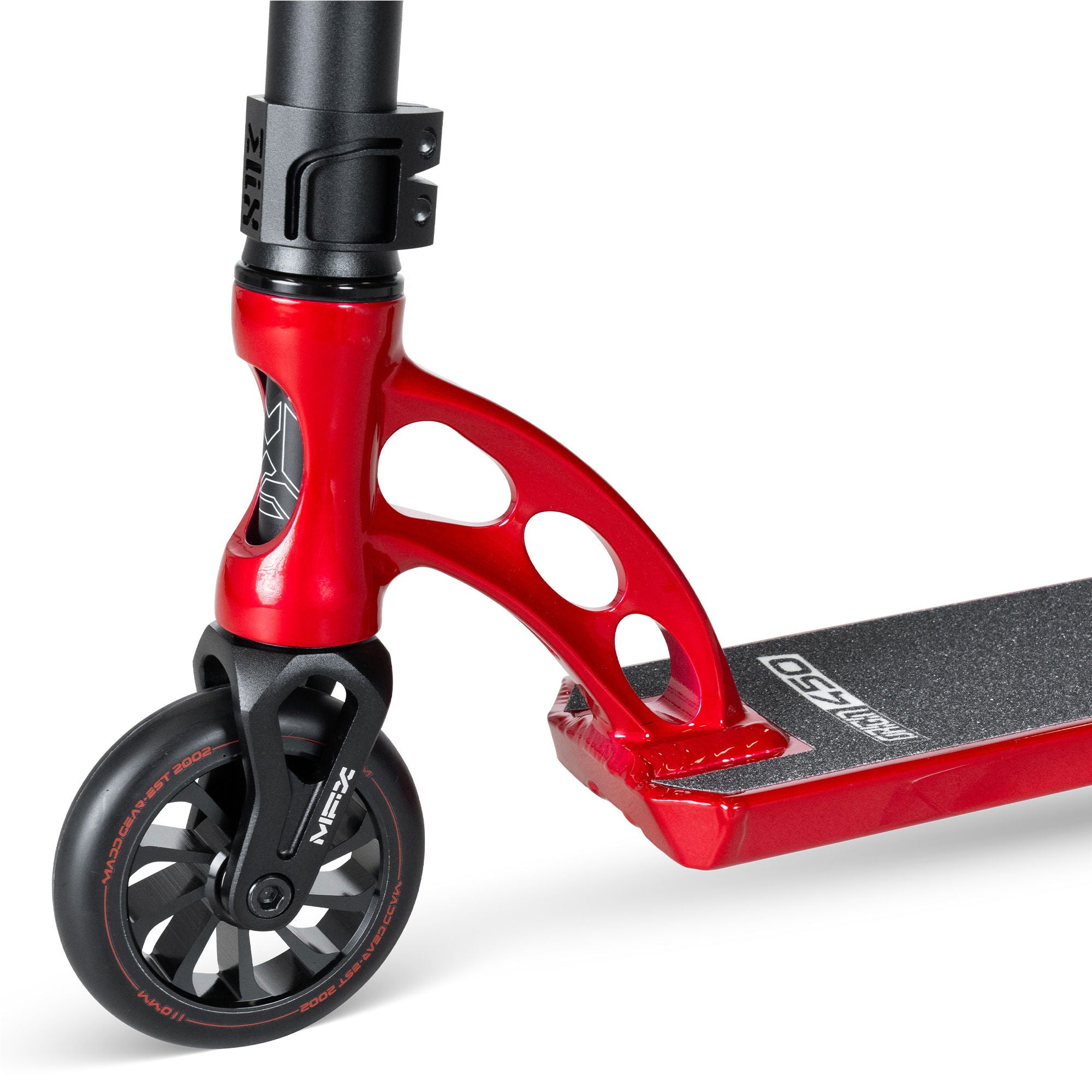 madd gear origin shredder MGP VX Origin II Pro 5 Wide Shredder Stunt-Scooter Schwarz/Rot – Ripped Knees