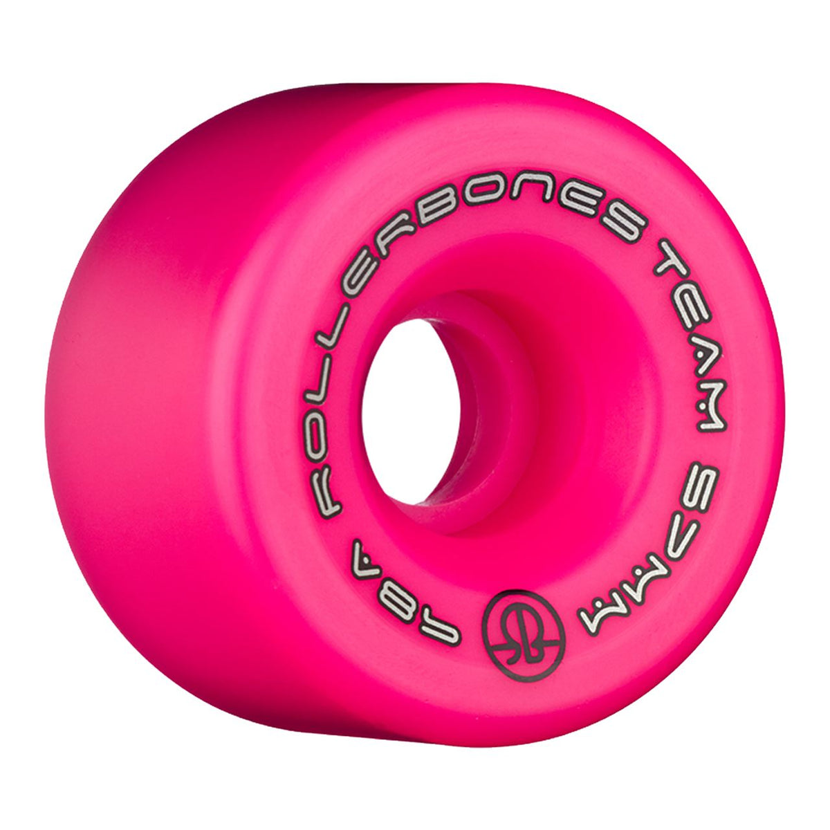 Rollerbones Team Logo Wheels Pink 57mm 98a - 8 Pack – Ripped Knees