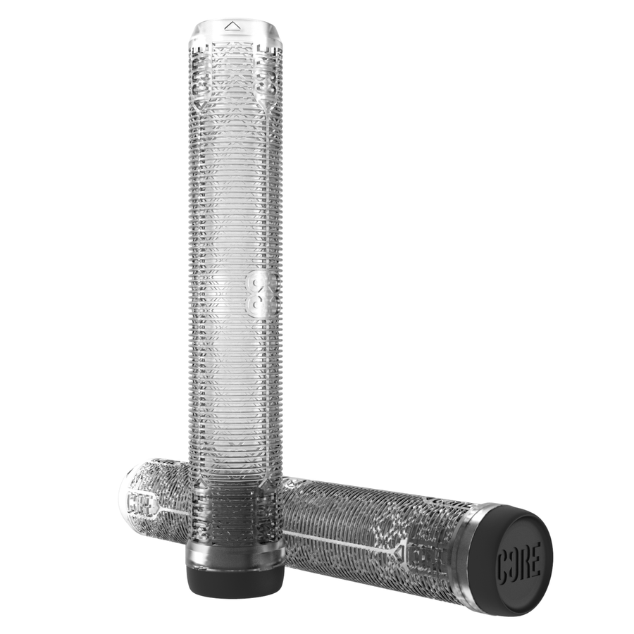 Handlebar Core Sample Core Skinny Boy Pro Scooter Handlebar Grips Clear – Ripped Knees