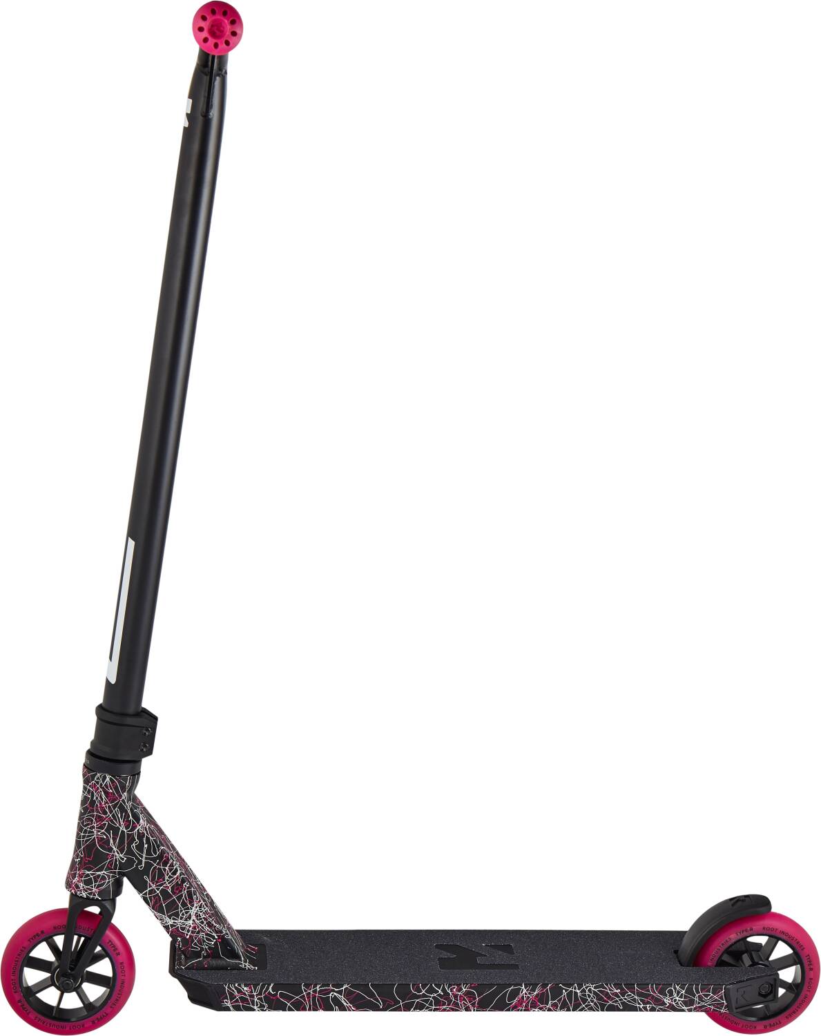 Type R Ranbow Scooter Root Industries Type R Stunt Scooter Pink/White/Black – Ripped Knees