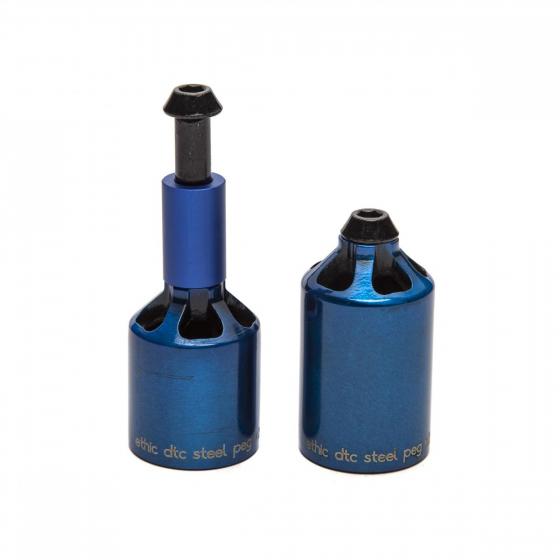 Ethic Steel Scooter Pegs Blue – Ripped Knees