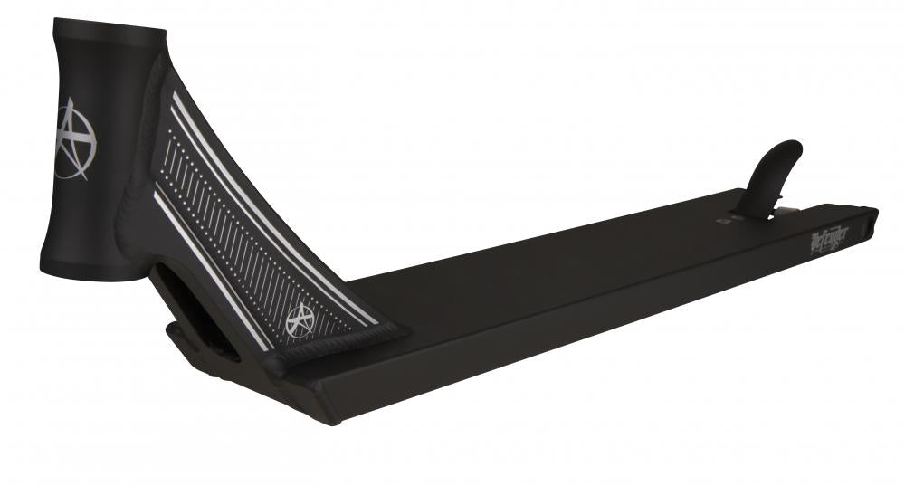 Addict Defender Scooter Deck Black/Silver 3.0 – Ripped Knees