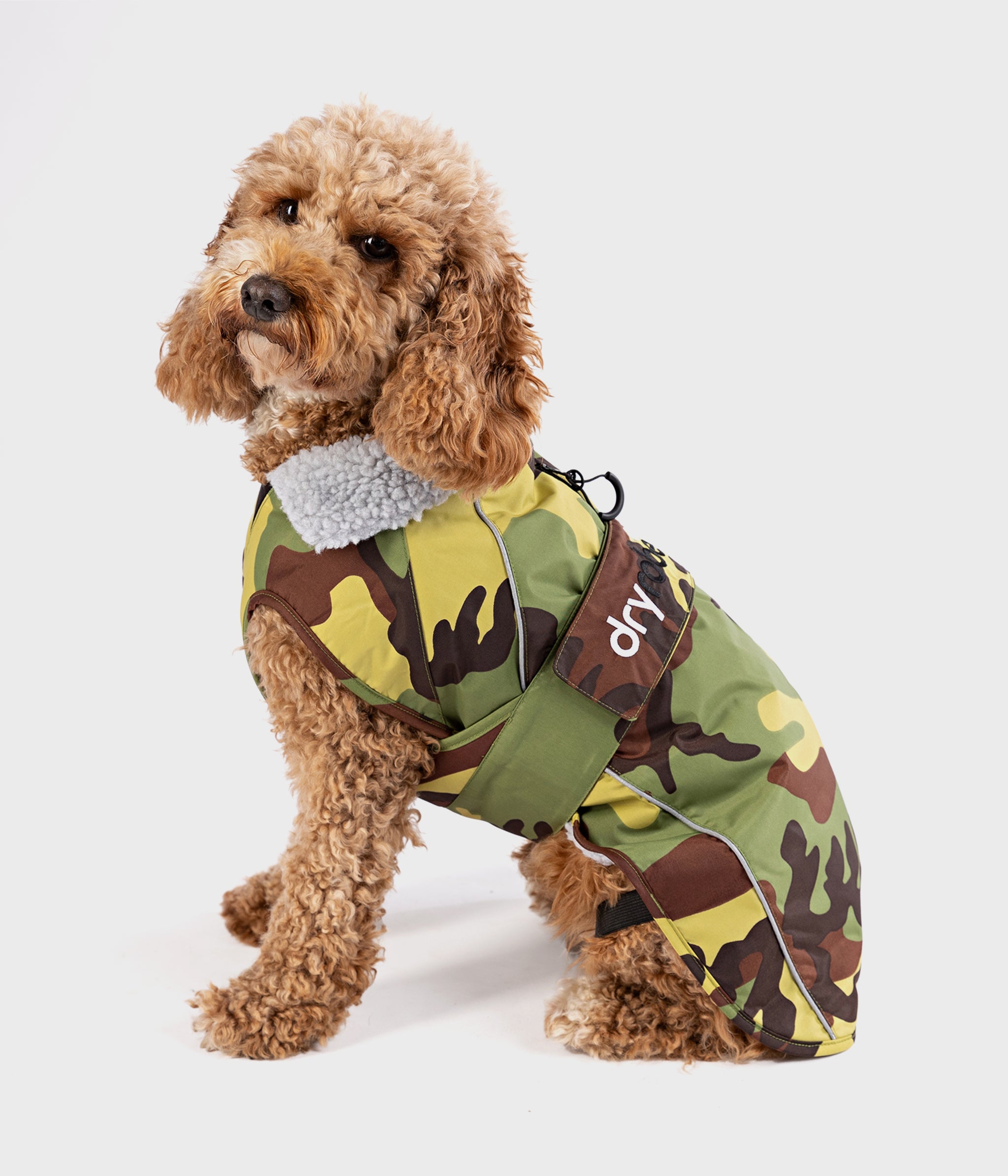 Camouflage waterproof dog coat hotsell