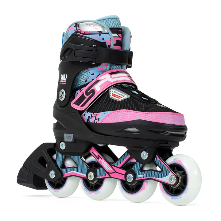 Girls size 2 Rock Brand store “Flower Power” Speed Skates